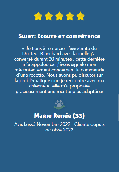 Avis sur Cuisine-a-crocs - témoignage de Marie Renée sur le service client